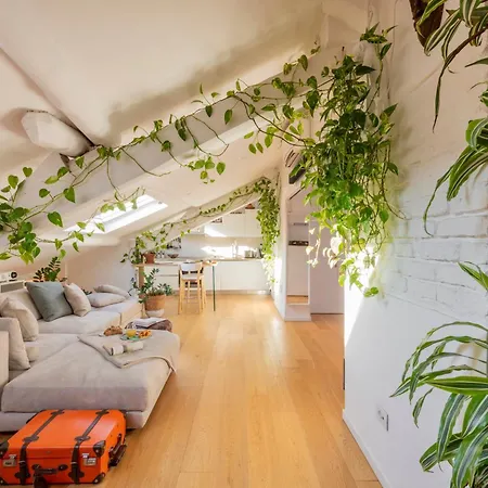 Bright Penthouse Attic In The Heart Of 公寓