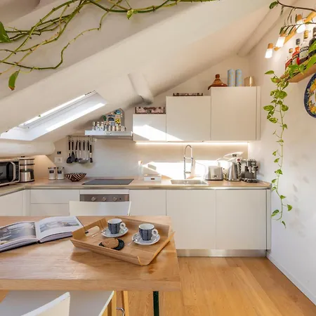 Bright Penthouse Attic In The Heart Of * 米兰